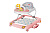 Ходунки CARRELLO Premio CRL-9608 Rose 3 в 1 (ходунки, гойдалка, каталка)