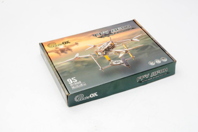 Дерев'яний 3D конструктор FPV "Дрон" Puz-00923 PuzzleOk