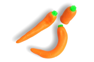 Антистрес з функцією розтягування Морква 12 см