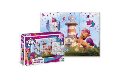 Пазл "My Little Pony" 30ел. 2в1 "Чарівні Зіпп та Санні" 200124 DoDo