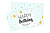 Подарунковий конверт 04300 "Happy Birthday" з прапорцями  1шт.