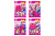 Косметика 2011E1-4 4 види, 3-х поверхова, тіні, блиск, помада, на планшетці 19*28 см