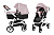 Коляска універсальна CARRELLO Fortuna CRL-9001/1 Coral Pink 2 в 1 з матрацом +дощовик
