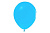 Повітряна кулька 12" Balonevi блакитного кольору 100шт