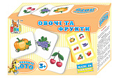 Настільна гра "Лото фрукти та овочі" 0264 Bony Toys
