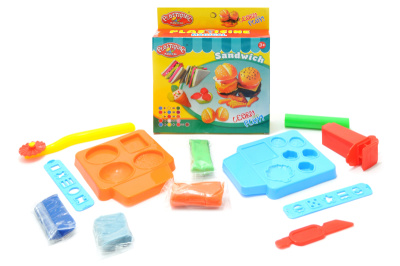 Набір для ліпки (пластилін) "Бургер" 9167 р.17х19,5х4,2 см Plasticine Magical