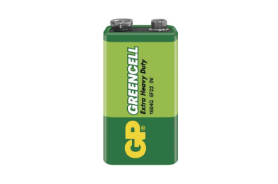 Батарейки GP 6F22 1604 Greencell S1 Крона 10шт.