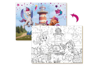 Пазл "My Little Pony" 30ел. 2в1 "Чарівні Зіпп та Санні" 200124 DoDo