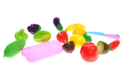 Набір фруктів і овочів на липучках в кульку 188-2 р.25*20*4см.