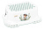 Підставка для ніг "Дикий захід: Лисичка" (біла) DZ-006-103-LISEK TEGA