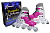 Ролики X-ROAD розсувні рожеві, розмір L (39-42) PW120 р.44*36*11,5см