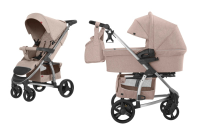 Коляска універсальна CARRELLO Vista CRL-6501/1 (2in1) Stone Beige