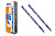 Ручка кулькова масляна Glycer LINC 411898 Фіолетова 0,7 мм