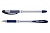 Ручка масляна BUROMAX MaxOFFICE, 0,7 мм, гум. грип, пласт. корпус, сині чорнила BM.8352-01