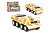 Модель танк PLAY SMART 6409B ''FAST WHEELS'' метал. інерц. батар. муз. світ в кор.1 р.7*6,5*8 см.