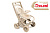 Візочок для ляльок сидячий Eco Beige 0122/02eco DOLONI