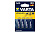 Varta LR03 LONG LIFE alkaline 4шт