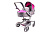 Візок для ляльки 2в1 CARRELLO FORTUNA 9695 PINK з сумкою металевий, коробка 60*38*17 см