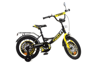 Велосипед дитячий PROF1 16 д. Y1643-1 Original boy,SKD75, чорно-жовтий