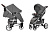 Коляска прогулянкова Vista CRL-8505 Shark Gray в льоні + дощовик L CARRELLO
