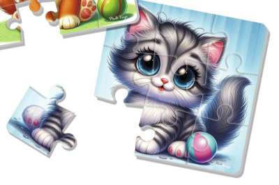 М'які пазли "Котик та песик" VT1102-37 Vladi Toys