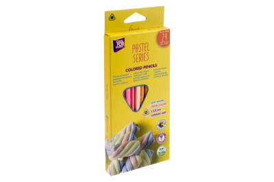 Олівці кольорові CoolforSchool PASTEL 24 кольори CF15186